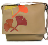 falling ginko leaves